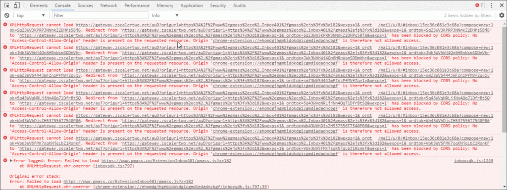 GMass Proxy Issue
