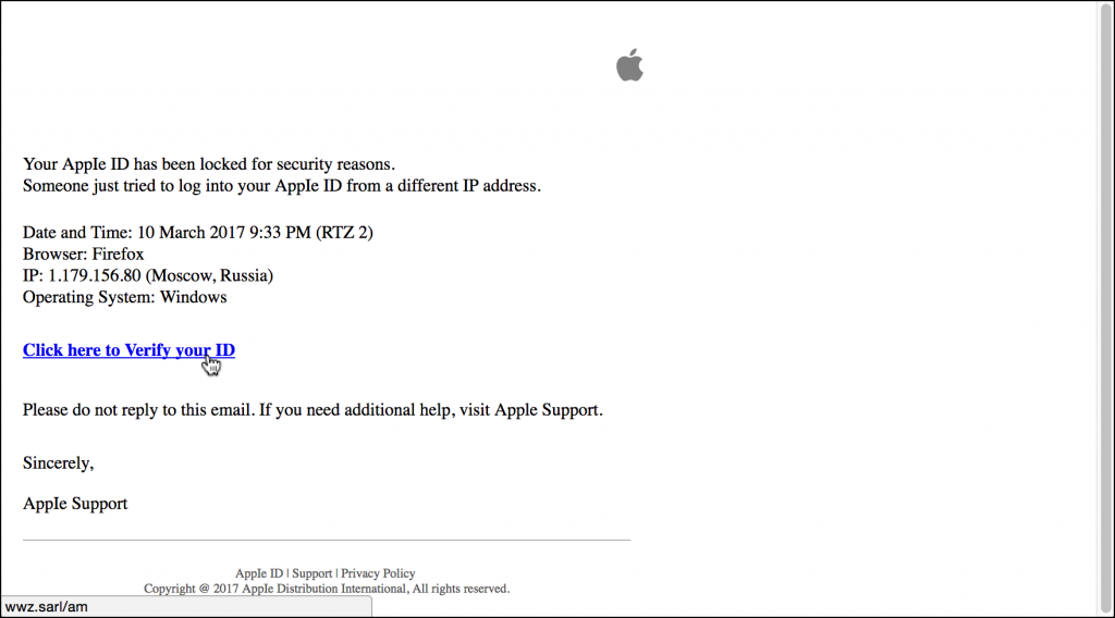 We just landed Apple as a client