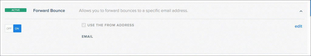 Sendgrid Bounce Settings