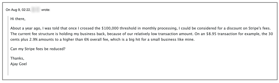 Stripe Support email 3