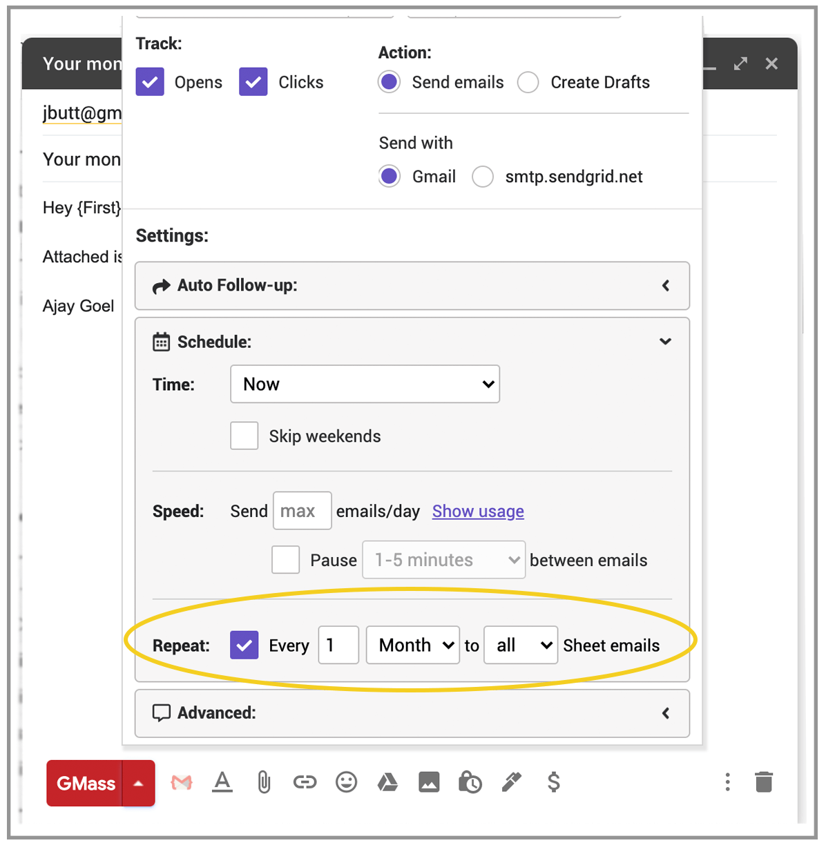 automate personalized attachments