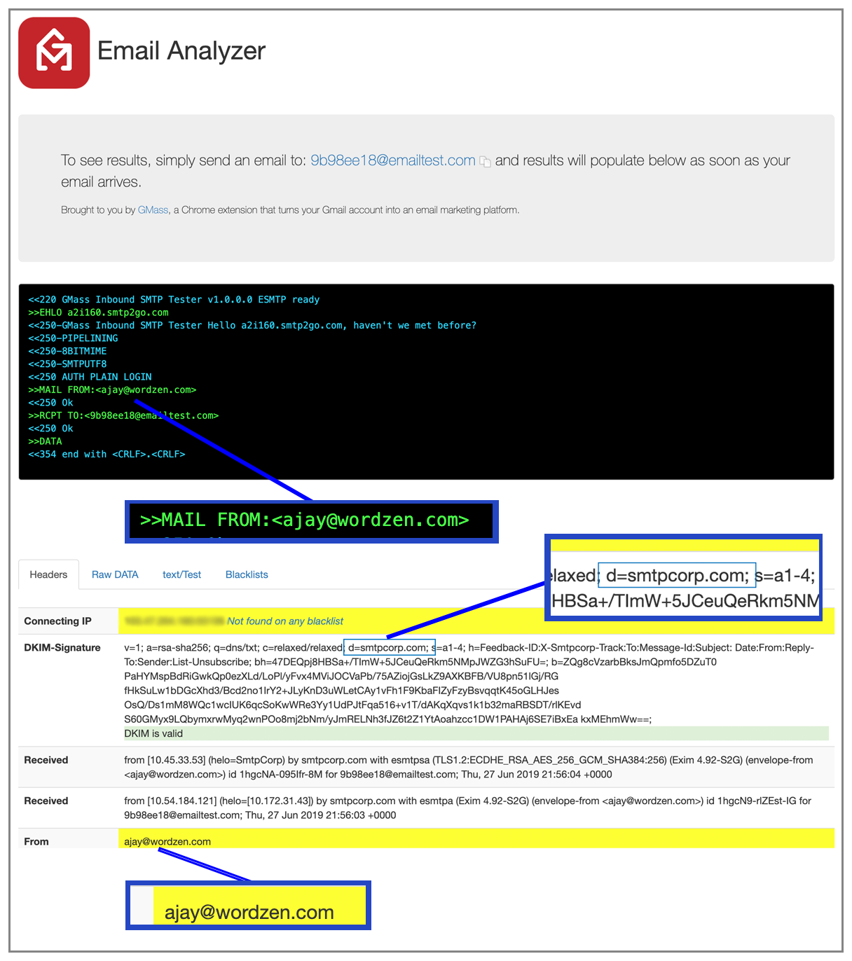 SMTP2GO pass-through SMTP