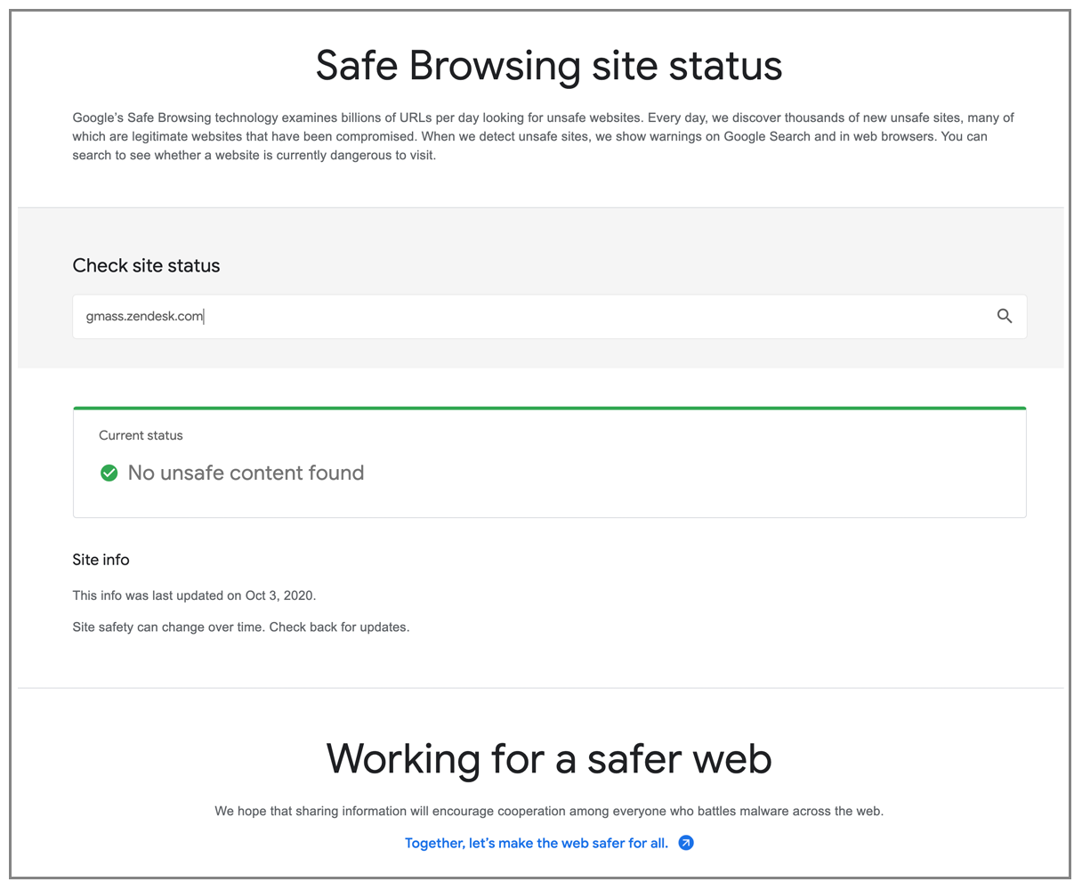 Google message