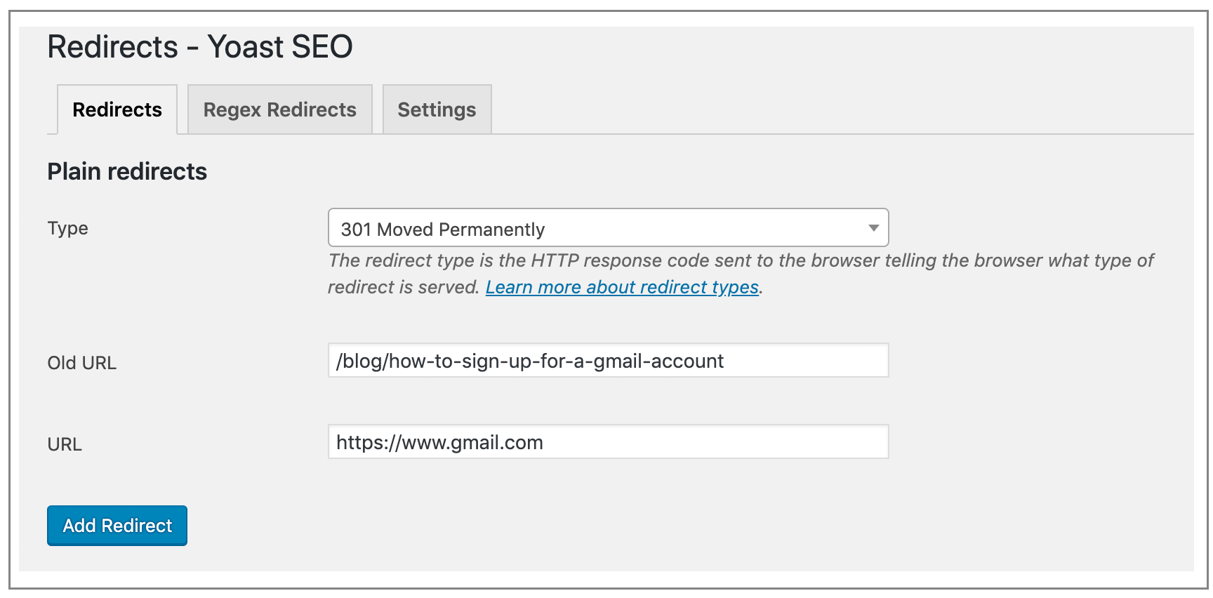 redirecting to a website