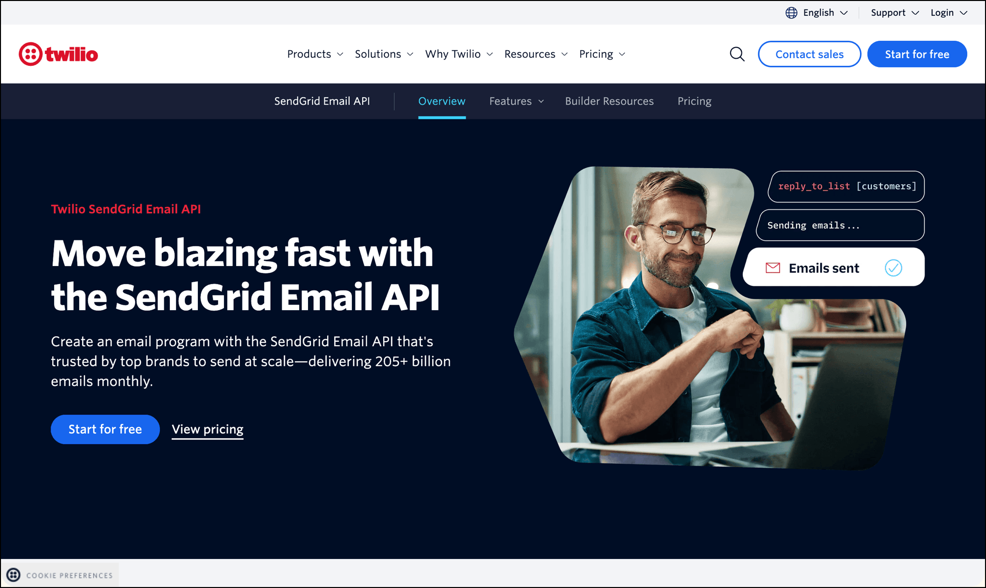 Twilio Sendgrid for enterprise