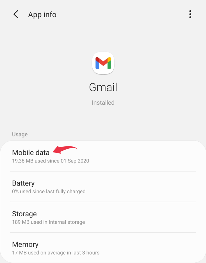 Gmail queued - Fix a queued email - Background data