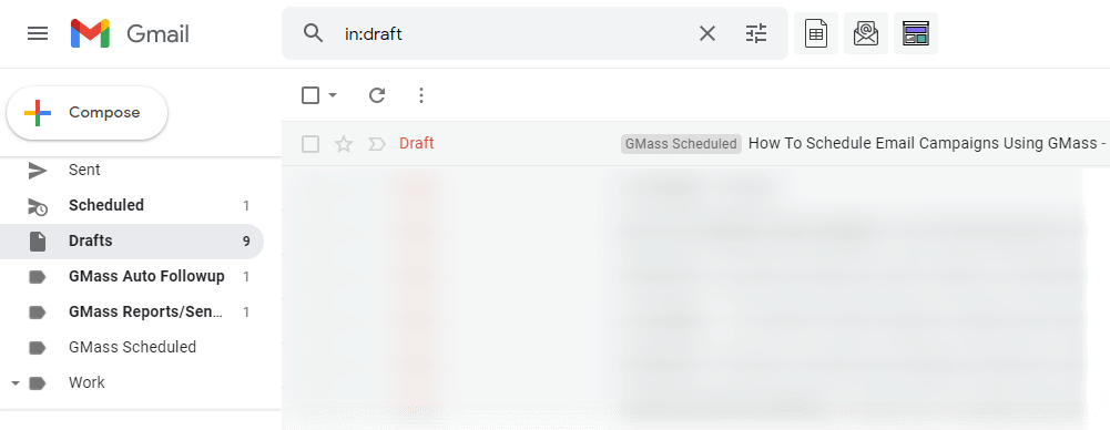 draft folder