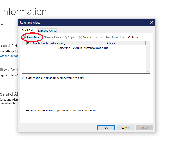 click on new-rule tab