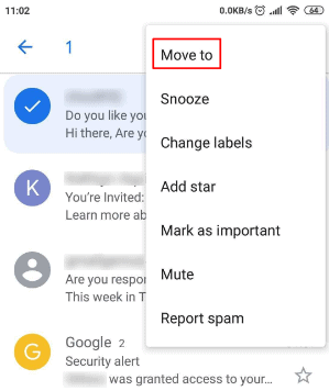 Move to