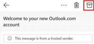 empty icon outlook