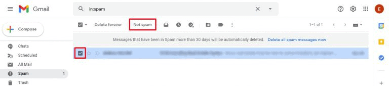 not spam