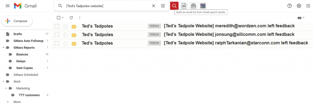 Build email list 3
