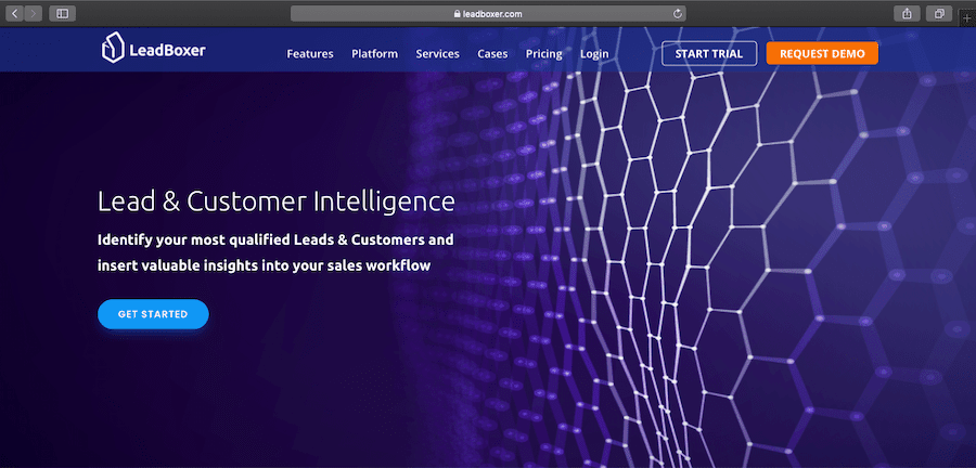 LeadBoxer home page