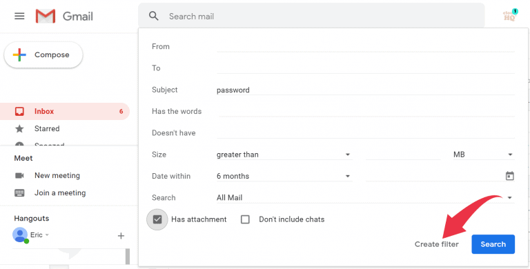 Create filter option