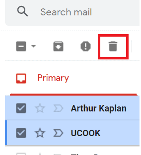 Delete icon