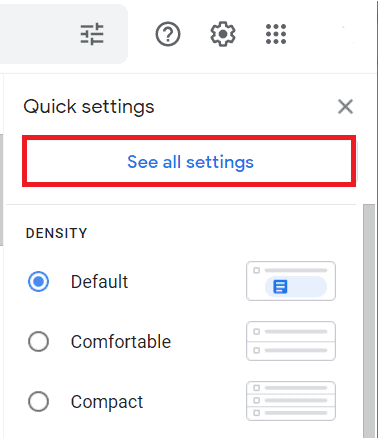 See all settings
