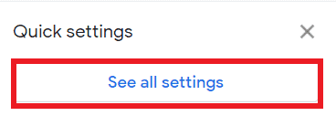 See all settings button