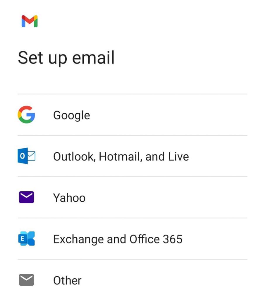 Set up email
