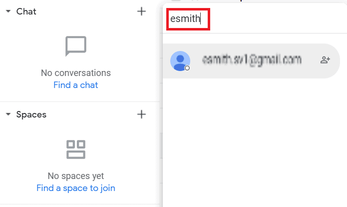 Type contact name