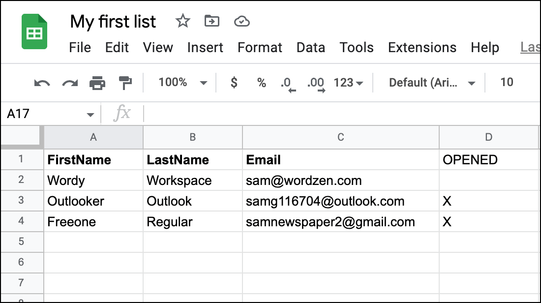 Reporting updated after multiple lists in campaign