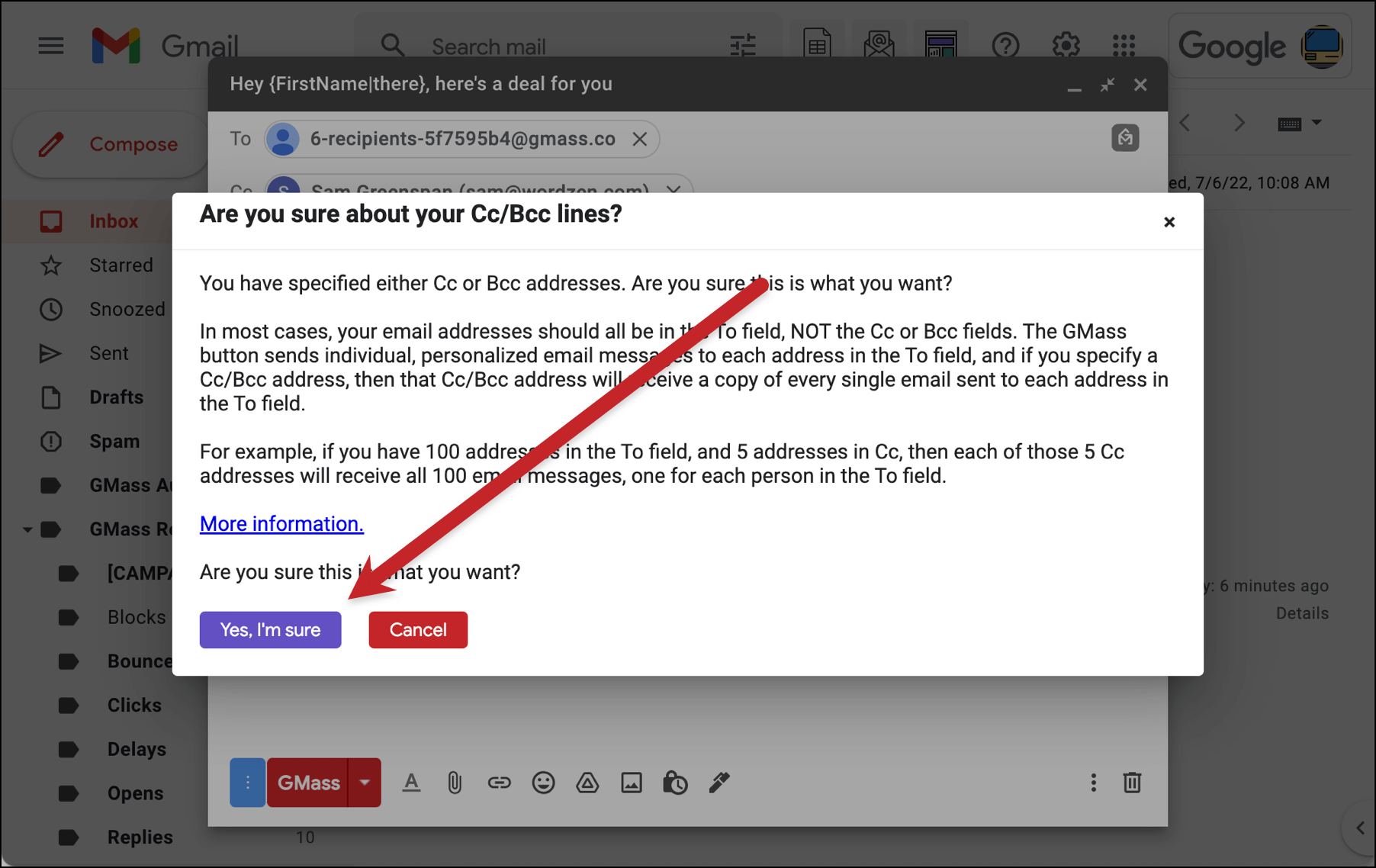 Say yes to the pop-up