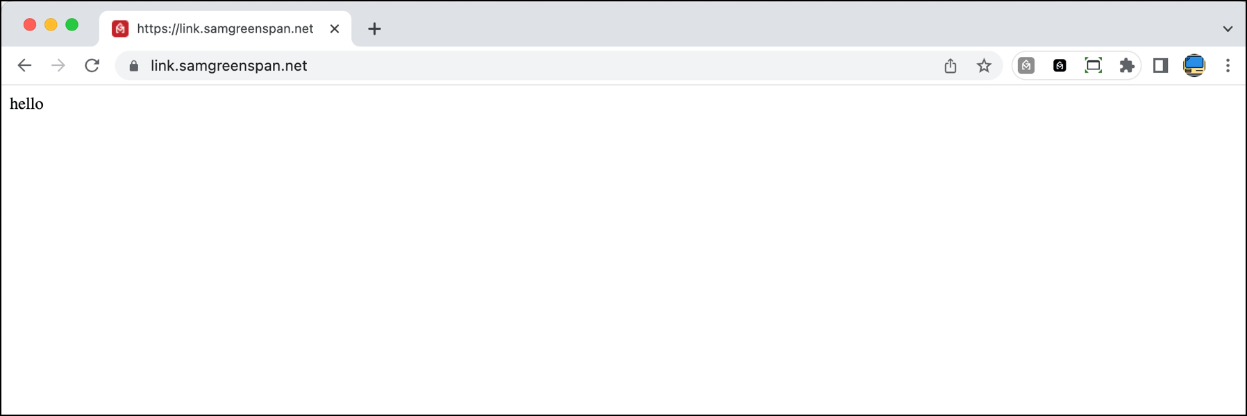 My https link is working
