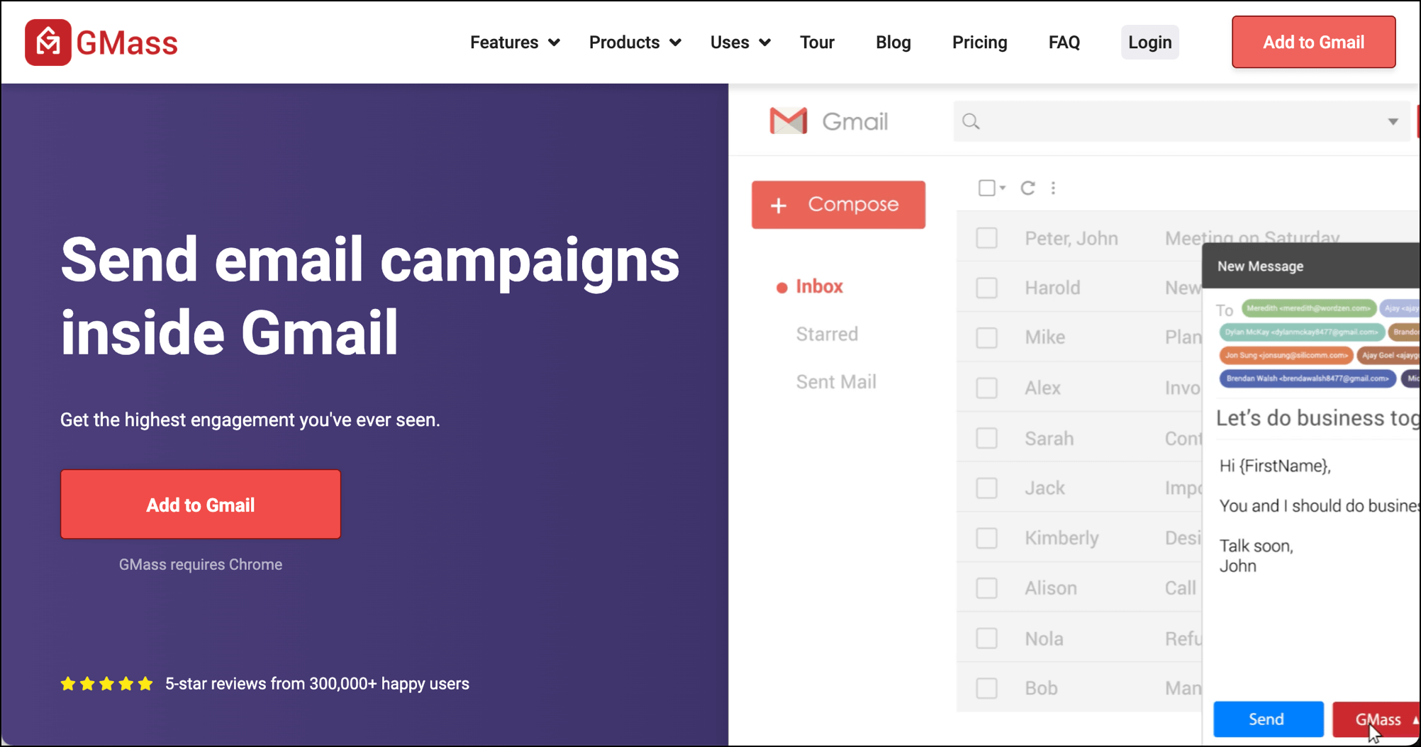 Why GMass is so popular for business financing cold outreach email campaigns