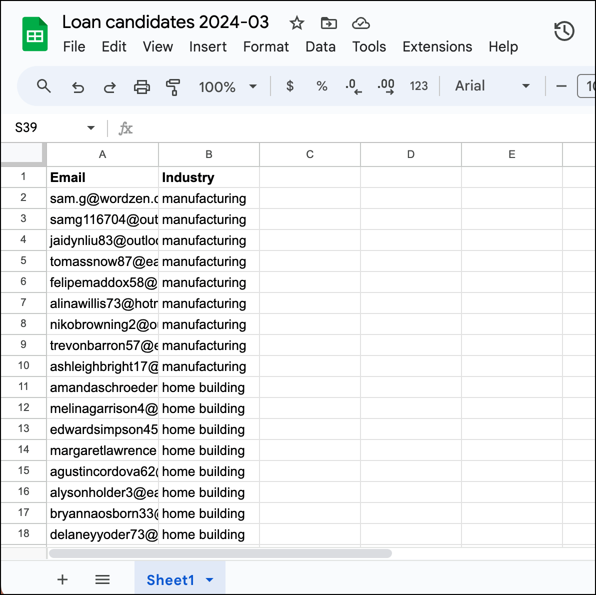 Setting up a Google Sheet for personalization at scale