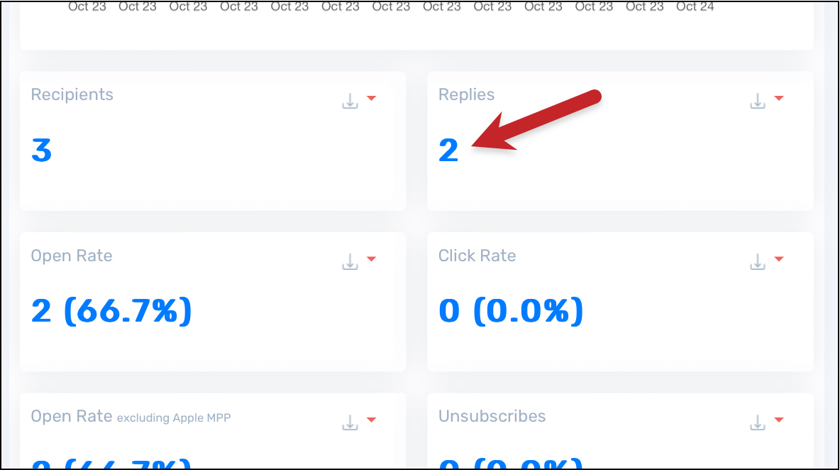 Tap on replies to open the sidebar