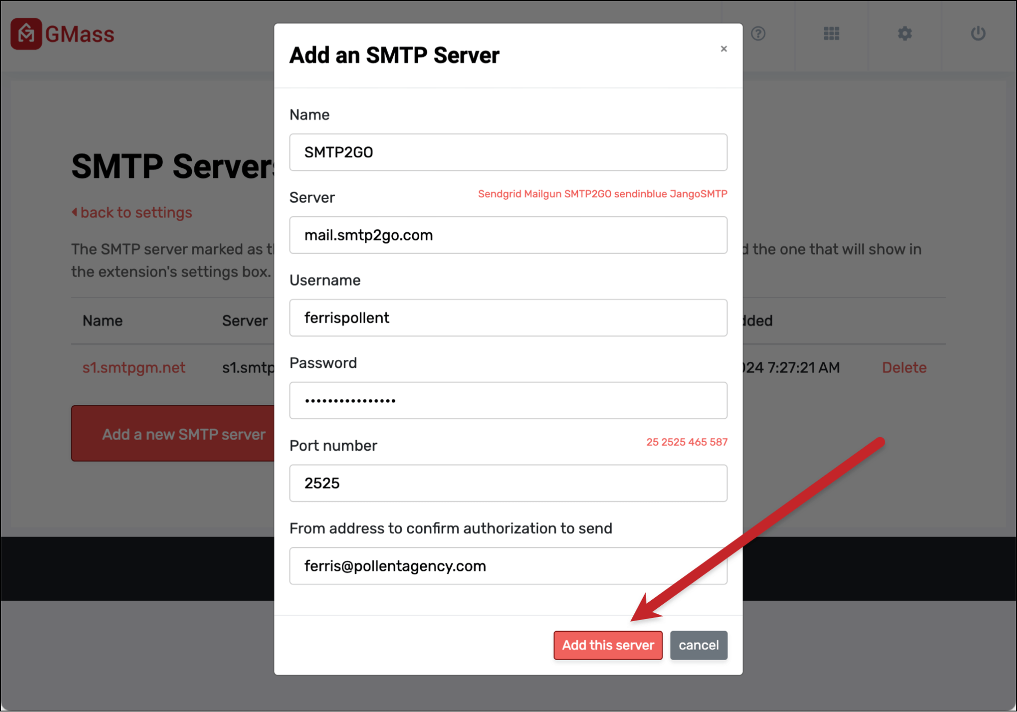 Add this server