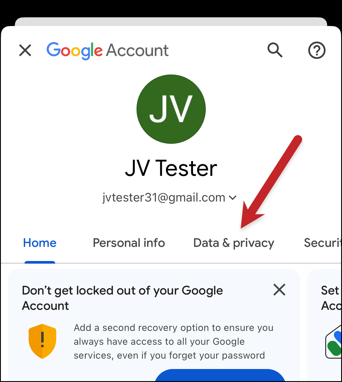 Tap into Data & privacy