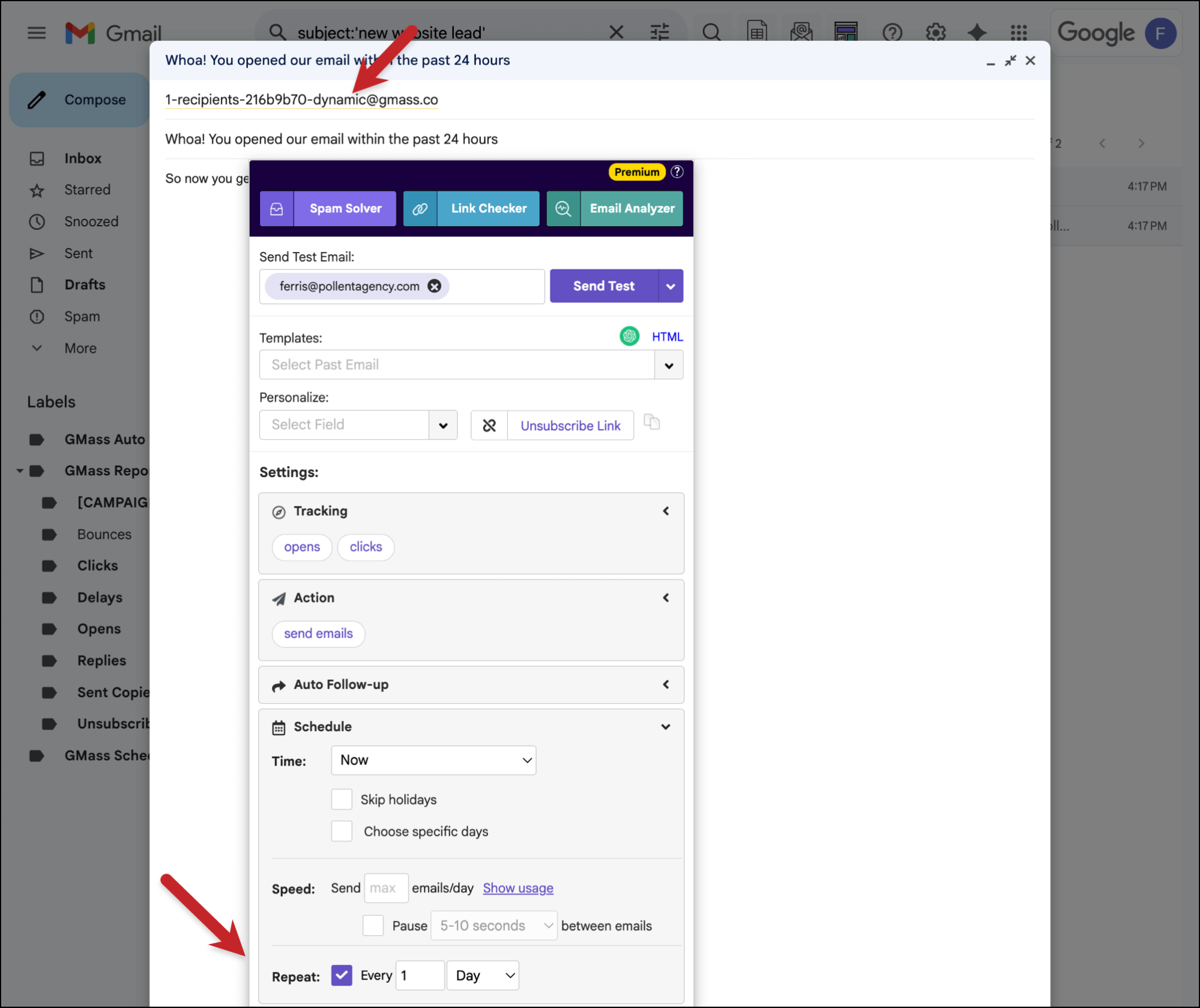 Making that behavior trigger replica campaign dynamic